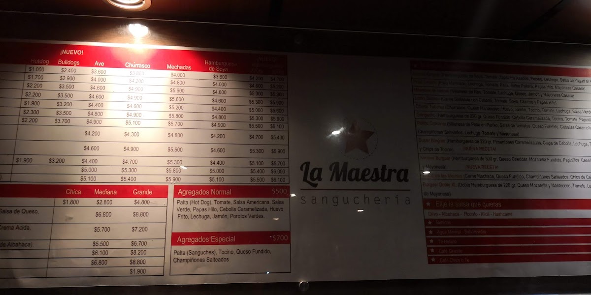 Menu La Maestra Sanguchería-6